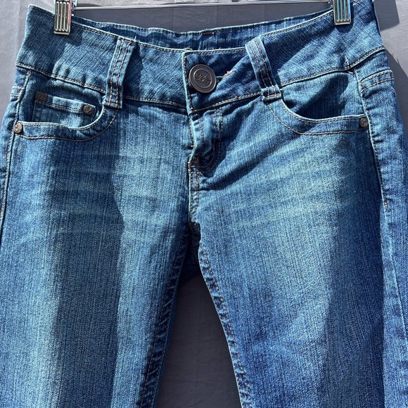 Y2K Low-rise BUBBLEGUM Jeans size 7/8 - Picture 2 of 6